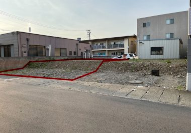 久保田２丁目土地現地写真西側