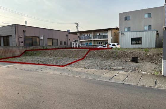 久保田２丁目土地現地写真西側